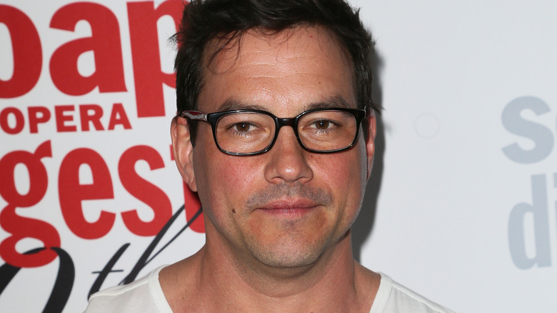 Tyler Christopher smirking