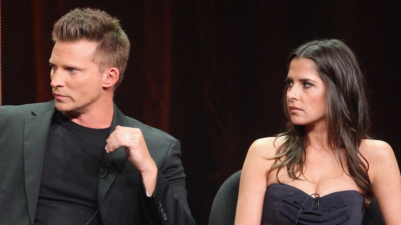 Steve Burton with Kelly Monaco