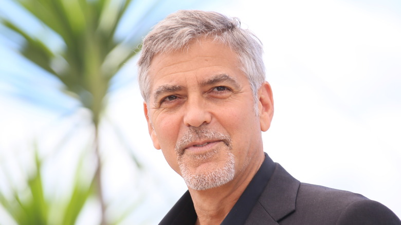 George Clooney staring ahead