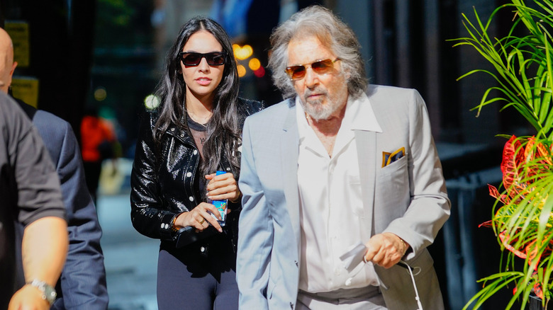 Al Pacino and Noor Alfallah together