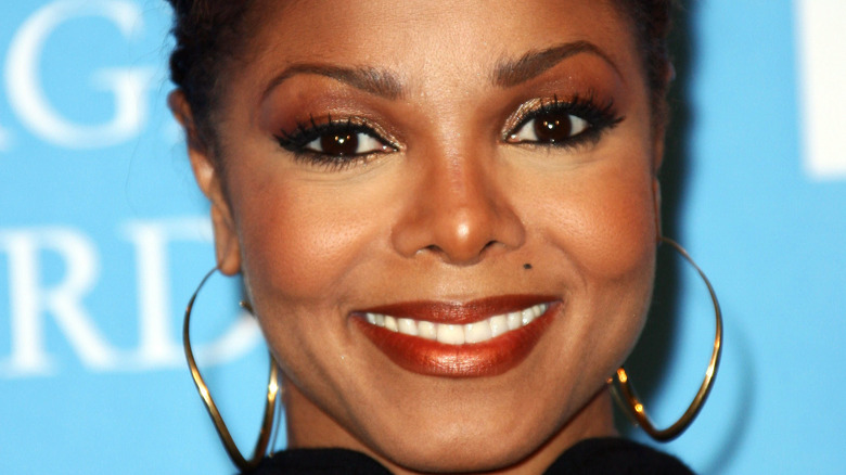 Janet Jackson smiling