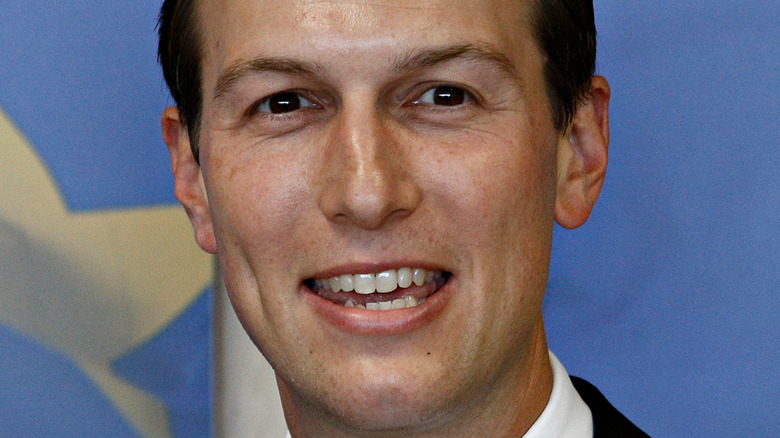 Jared Kushner smiling with open mouth