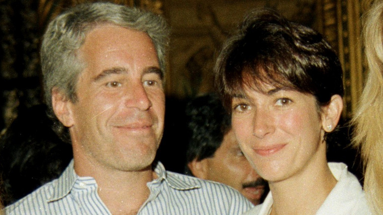 Jeffrey Epstein and Ghislaine Maxwell smiling