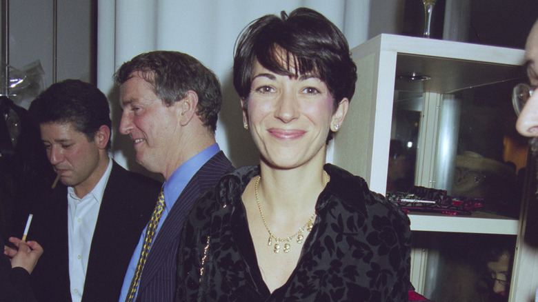 Ghislaine Maxwell smiling at event