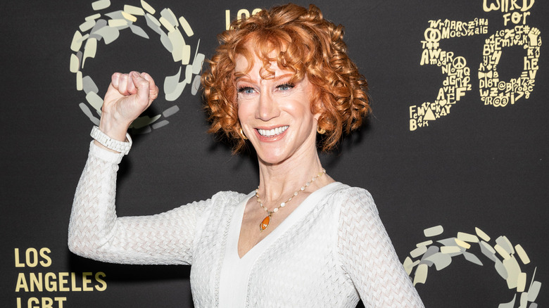 Kathy Griffin posing at an event