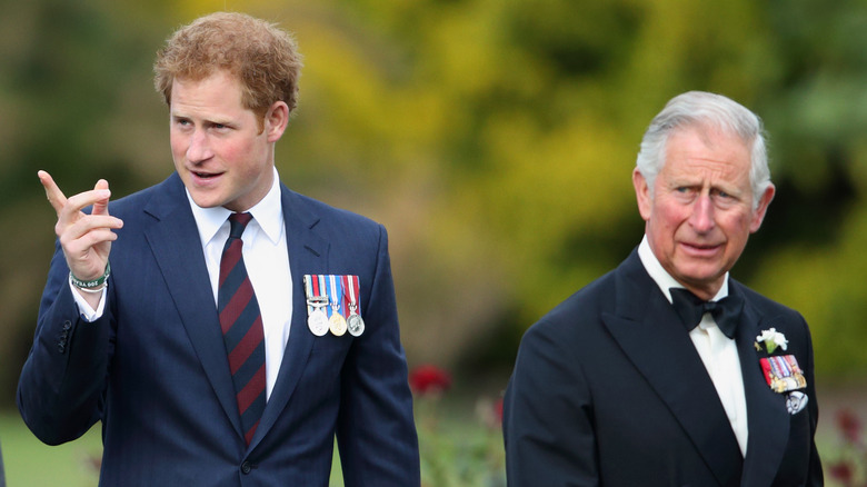 Prince Harry and King Charles
