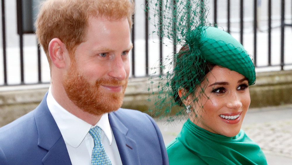 Meghan Markle and Prince Harry smiling