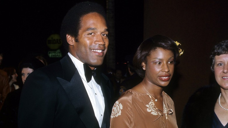O.J. Simpson pictured with his first wife Marguerite 