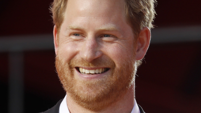 Prince Harry smiling