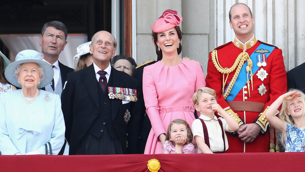 Prince Philip and Kate Middleton