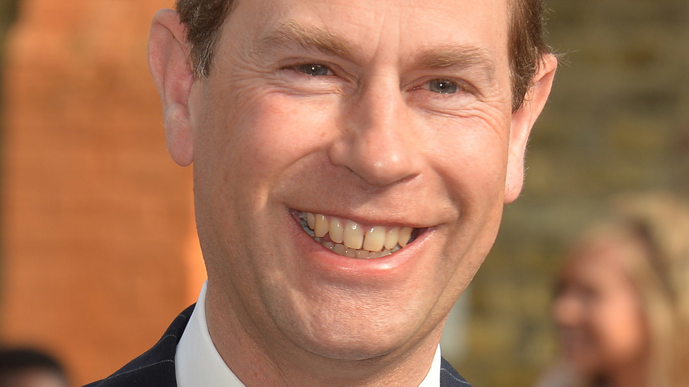 Prince Edward smiling