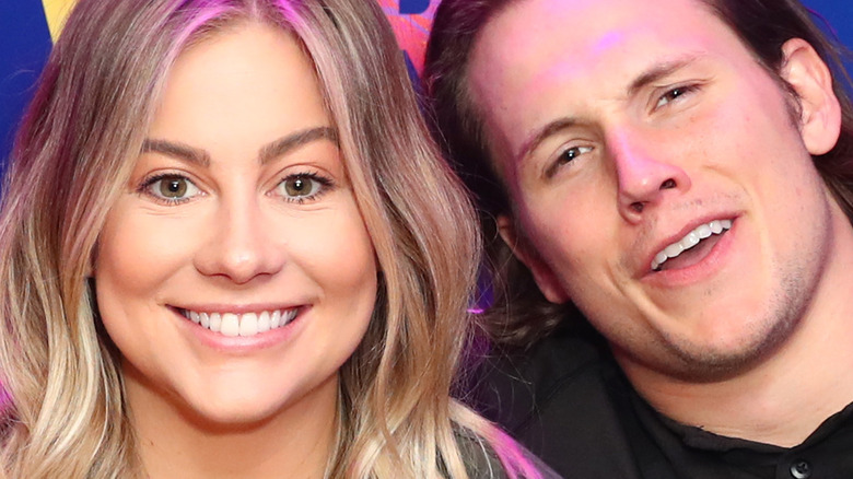 Shawn Johnson and Andrew East in L.A.