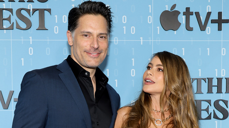Sofia Vergara gazing at Joe Manganiello