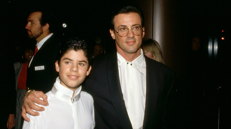Sylvester Stallone with son Sage Stallone