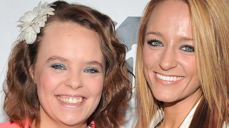 Teen Mom stars Maci Bookout and Catelynn Lowell smiling