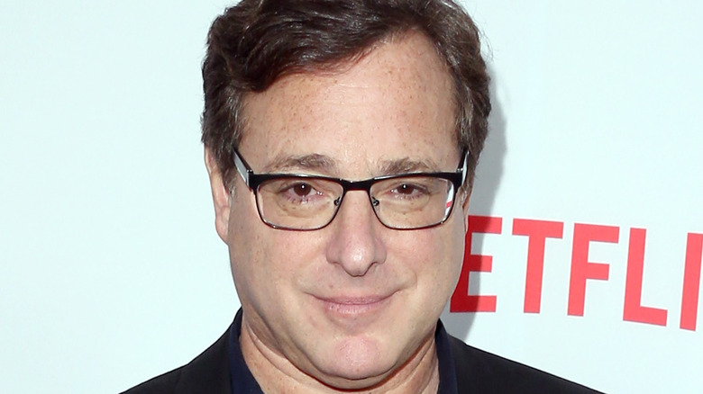 Bob Saget on the red carpet