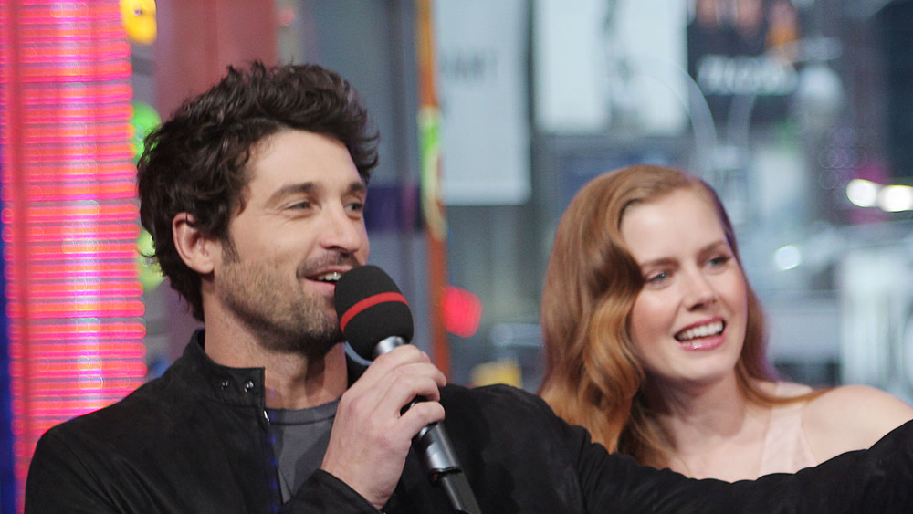Patrick Dempsey and Amy Adams smiling