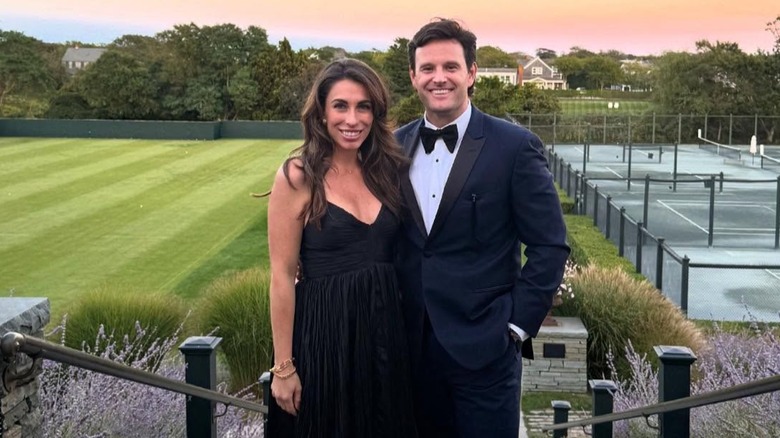 Alyssa Farah Griffin posing with her husband, Justin Griffin, September 2025