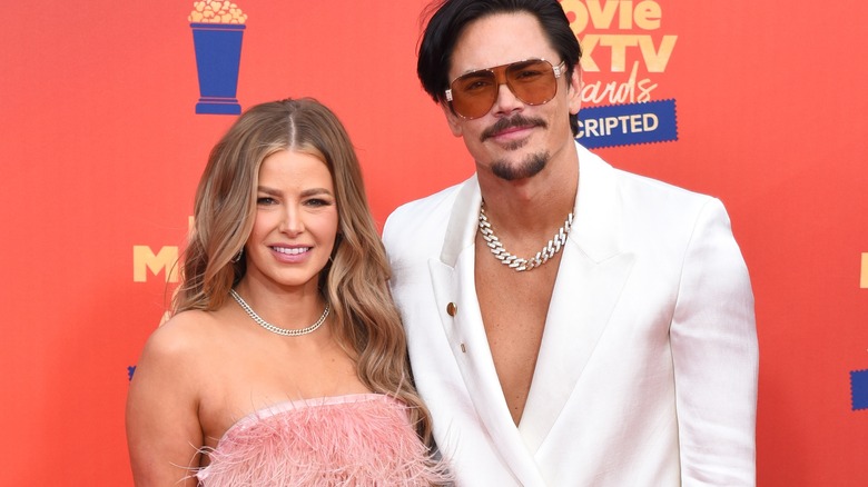 Ariana Madix and Tom Sandoval posing