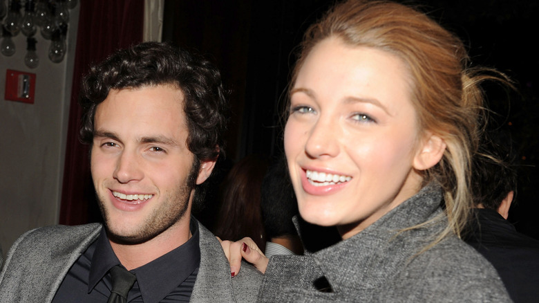 Penn Badgley and Blake Lively