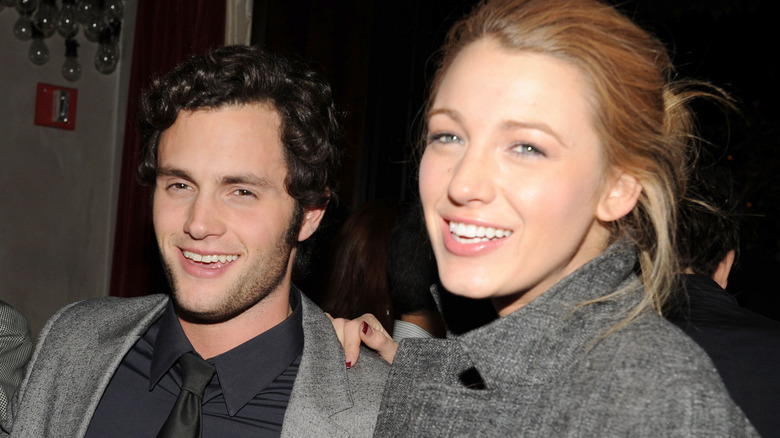Penn Badgley and Blake Lively