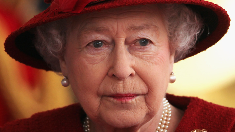 Queen Elizabeth at an event