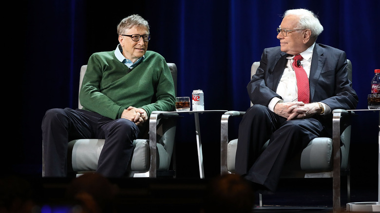 Bill Gates, Warren Buffet talking