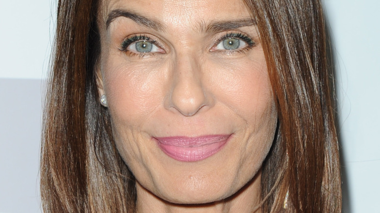 Kristian Alfonso smiling on the red carpet