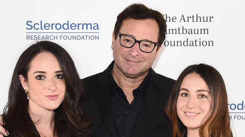 Bob Saget with his daughters Aubrey and Lara Saget