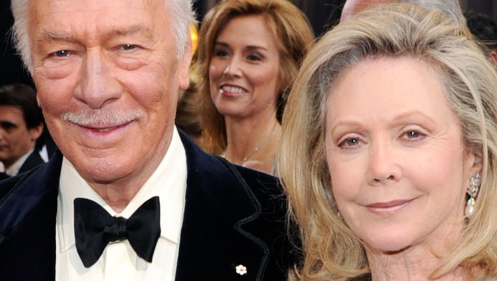 Christopher Plummer and wife smiling