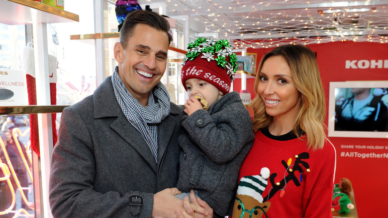 Giuliana and Bill Rancic with their child Duke