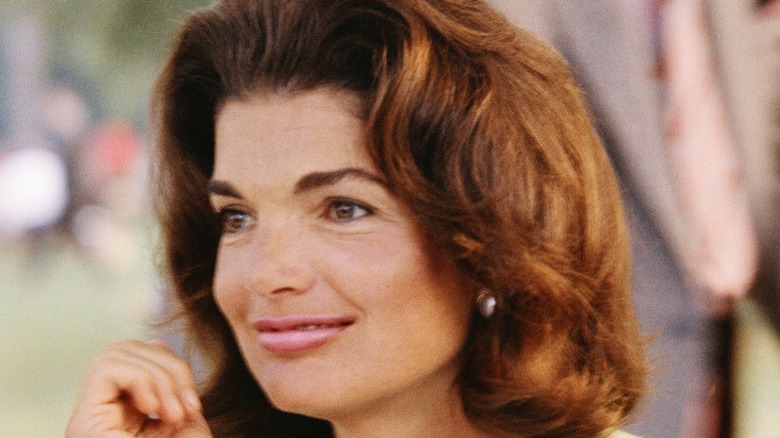 Jackie Kennedy smiling