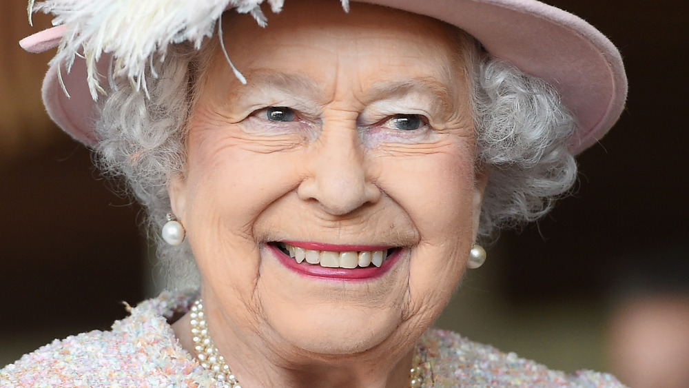 Queen Elizabeth smiling