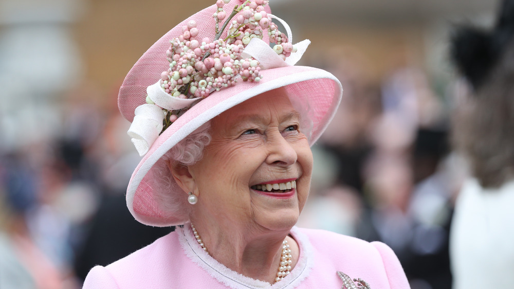 Queen Elizabeth smiling
