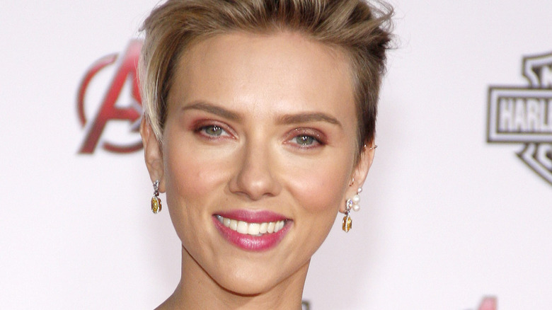 Scarlett Johansson smiling