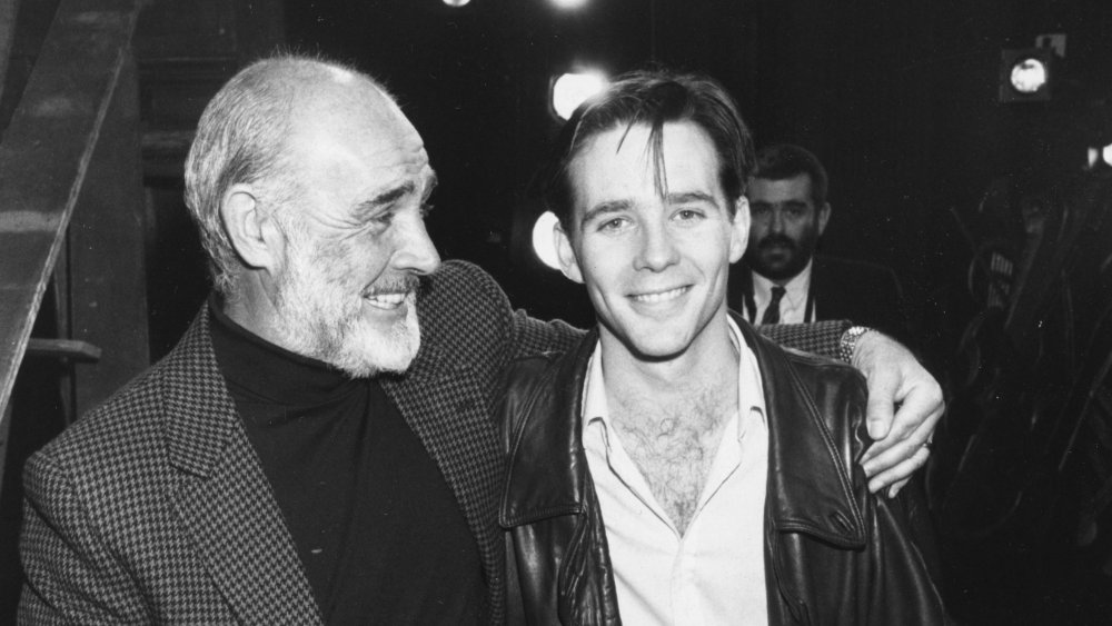 Sean Connery and Jason Connery