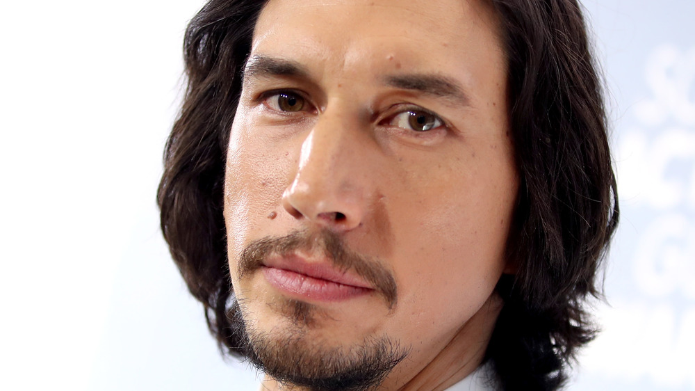 Adam Driver poses on the red carpet