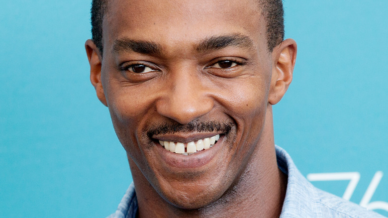 Anthony Mackie smiling