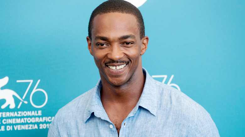 Anthony Mackie smiling