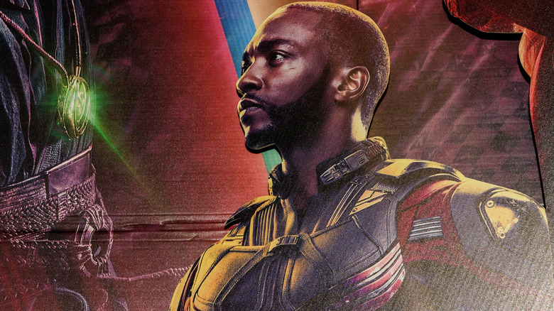 Anthony Mackie as Falcon on poster