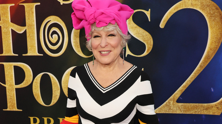 Bette Midler pink turban