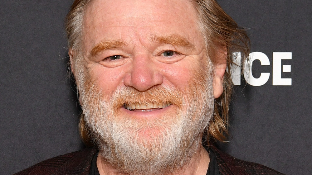 Brendan Gleeson smiling