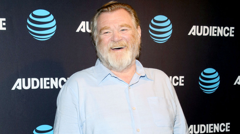 Brendan Gleeson smiling