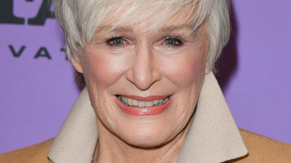 Glenn Close smiling at event