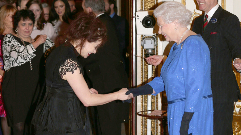 Helena Bonham Carter and Queen Elizabeth II