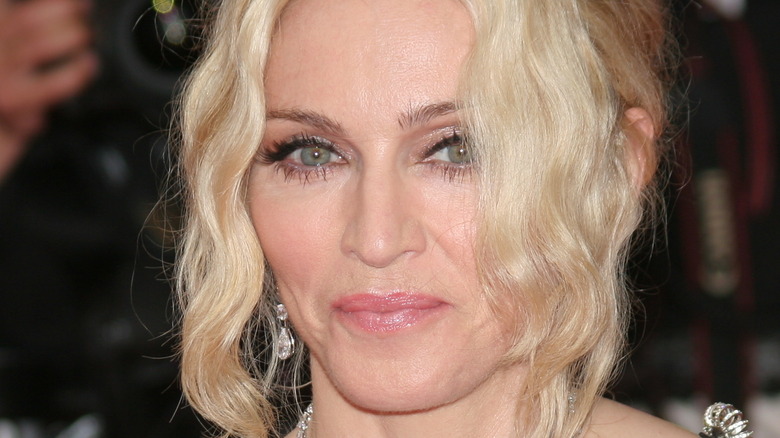 Madonna in a close-up photo