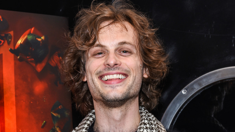 Matthew Gray Gubler in a scarf
