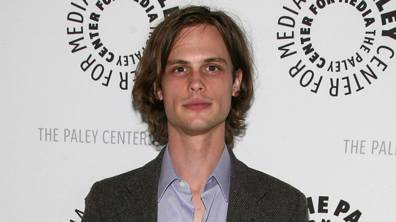 Matthew Gray Gubler posing