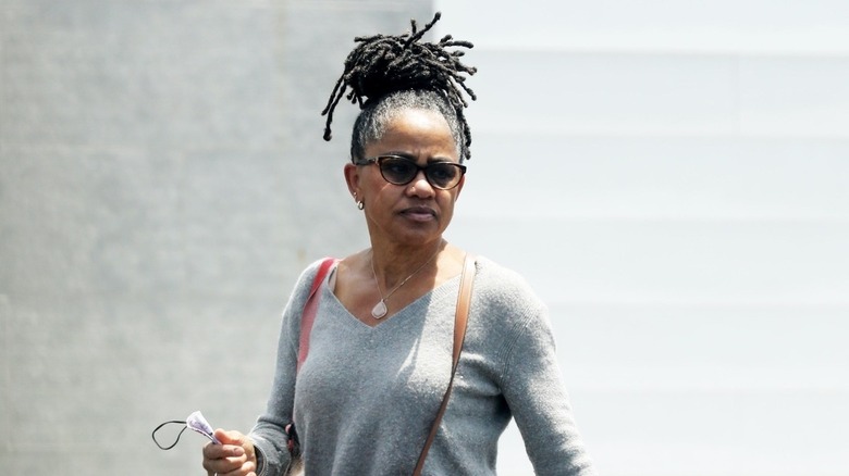 Doria Ragland with hair up