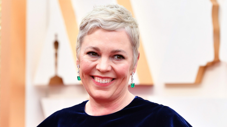 Olivia Colman smiling